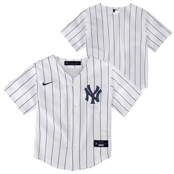 Toddler New York Yankees Blank White Stitched Baseball Jersey Toddler New York Yankees Blank White Stitched Baseball Jersey